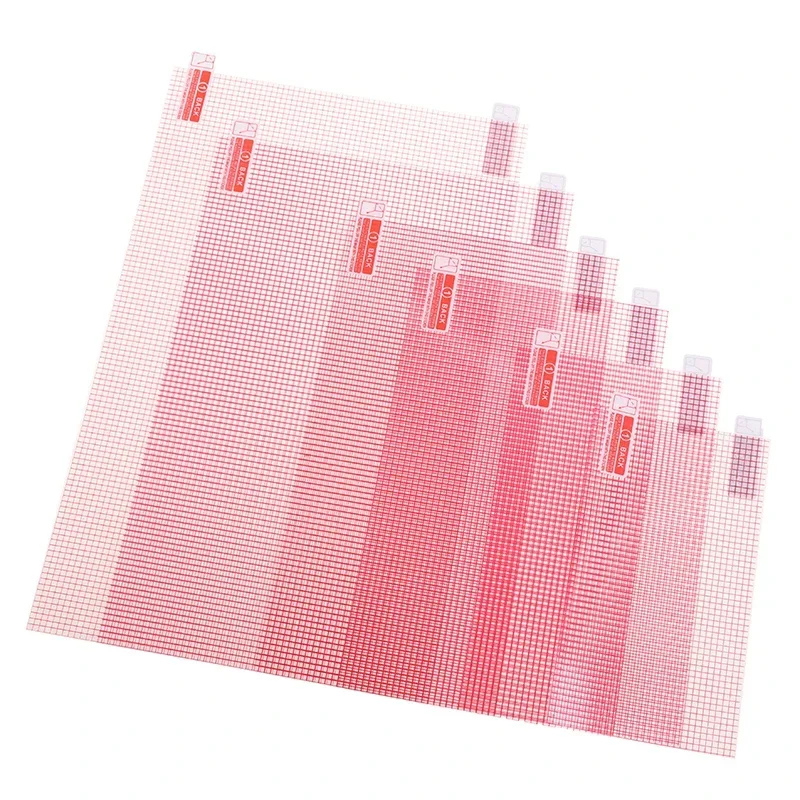 2 قطعة واقي للشاشة العالمي 5/6/7/8/9/10/11/12 بوصة هاتف ذكي لوحي لتحديد المواقع طبقة رقيقة واقية