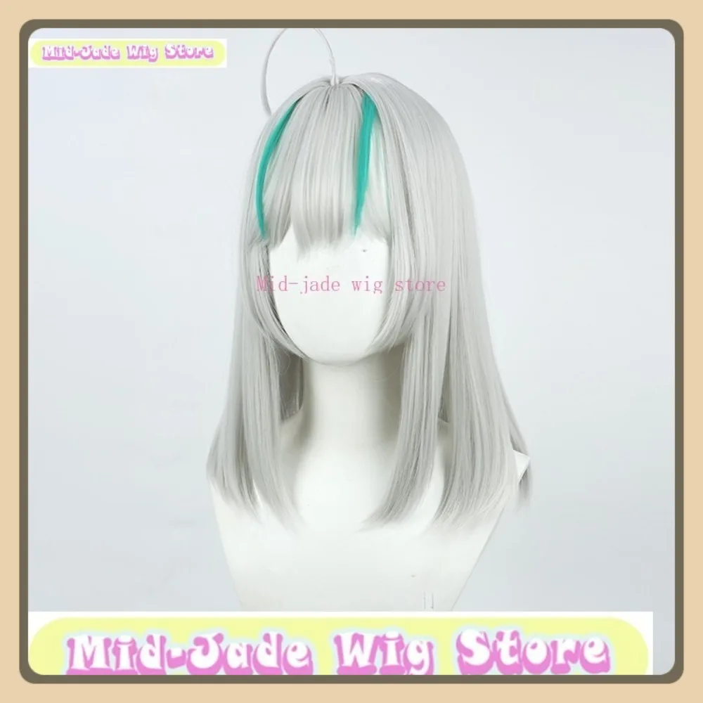 วิกผมมิดเจด แอดมิ คอสเพลย์ วิกผมอนิเมะ เกมสวมบทบาท ปาร์ตี้ฮาโลวีน อุปกรณ์ประกอบชุด วิกผมสังเคราะห์