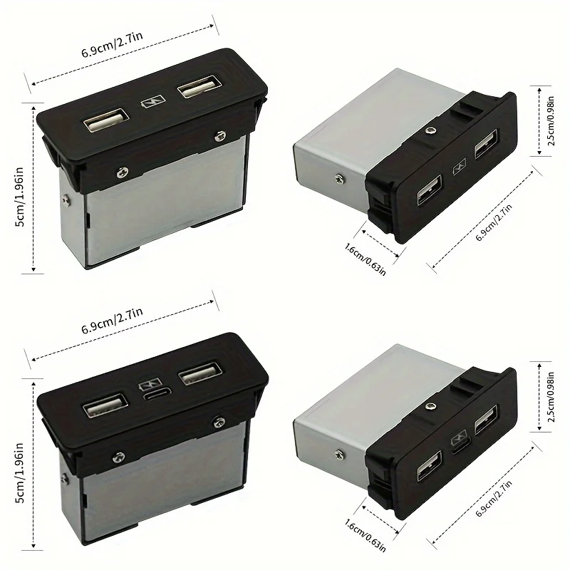 تخصيص USB للسيارة لهوندا هوندا ، نوع-C ، شحن سريع ، ترقية ، RV MPV معدلة ، سيارة عمل #1