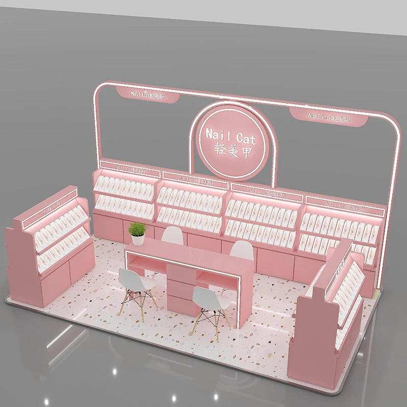 custom.Custom Modern Retail Display Cabinet and Showcase Counter | Custom Mall Kiosk Jewelry, Cosmetics, Food & Snacks