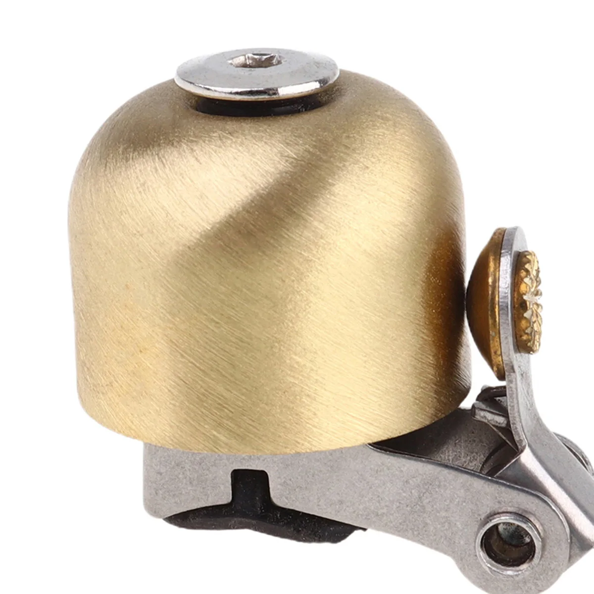 

Vintage Copper Bike Bell Loud Ring Horn For Mountain Road Folding Bikes Anti-Rust Bendable Design Cycling Warning