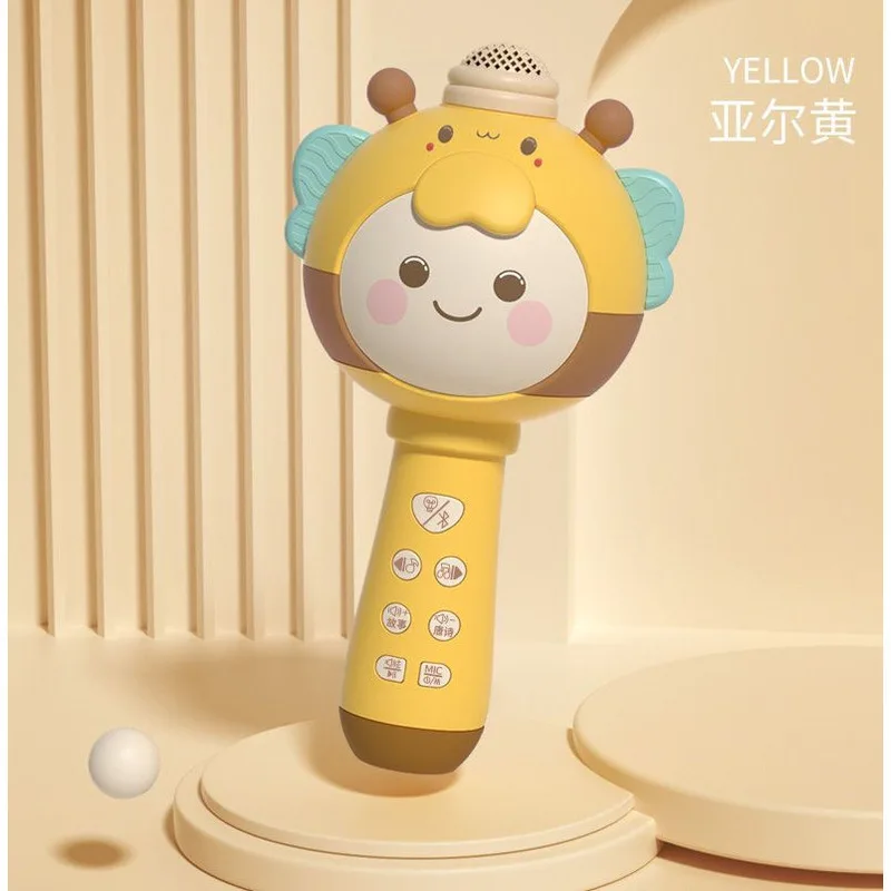 Crianças cantando máquina microfone alto-falante brinquedo educativo para crianças bebê menina música diversão aprendizagem precoce presente