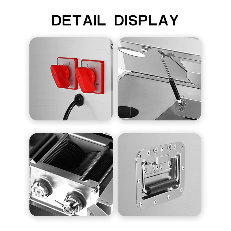 مفرمة لحم صناعية عمودية من الفولاذ المقاوم للصدأ 304 من الفولاذ المقاوم للصدأ