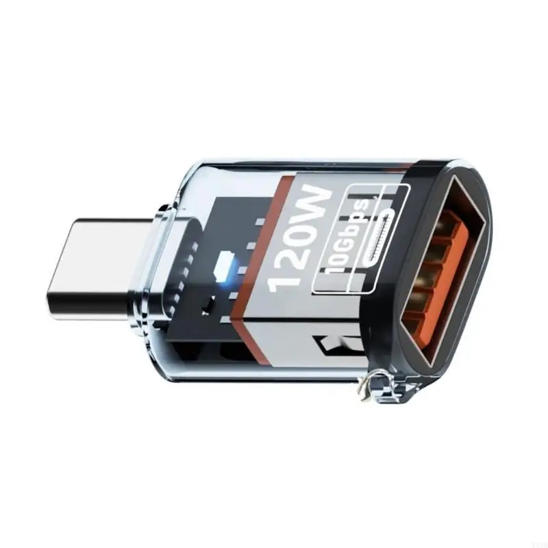 OTG Adapter for Laptop Support Charging Type-C Male to USB A Female Converter 