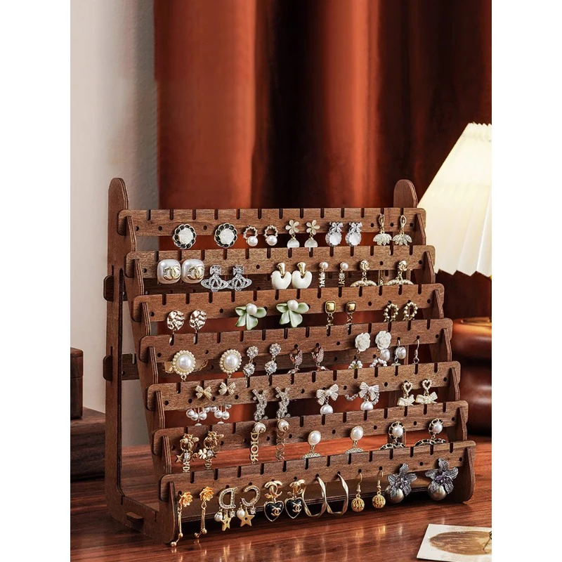 

Earring Display Stand Jewelry Storage Organizer Large Capacity Jewelry Storage Rack for Dresser Vanity Table Shop Selling