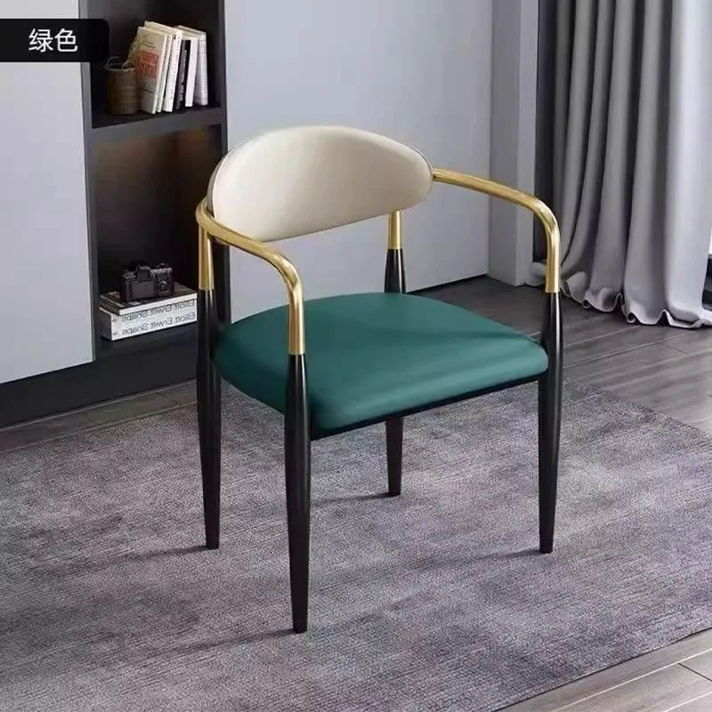 Simple Modern Café Chairs Scandinavian Metal Restaurant B&B Coffee Chairs Creativity Simple Café Furniture Tavolo Pranzo FYCC