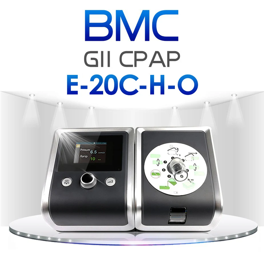 BMC CPAP Machine E-20C-H-O Mask Heated Humidifier Air Filter Hose Apparatus Portable Respirator For Sleep Apnea Anti Snoring