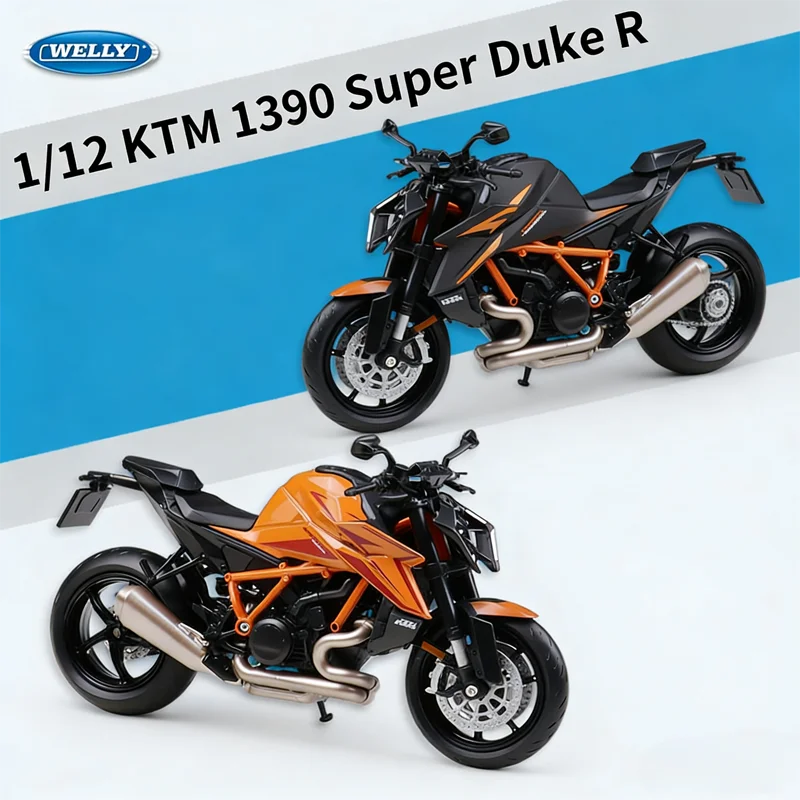 Neues Produkt 1:12 KTM 1390 Super Duke R Simuliertes Legierungs-Motorradmodell Sammlerstück Dekoration Spielzeug Jungen Geburtstagsgeschenk