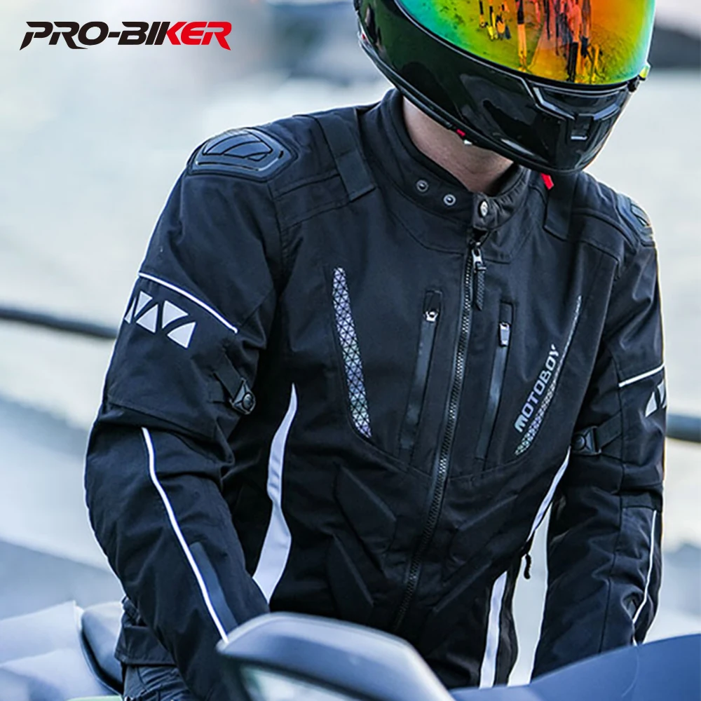 

Fashion Riding Motocross Full Body Motorcycle Protection Fall Prevention Clothing Motor Racing Jacket Waterproof For 4 Seasons