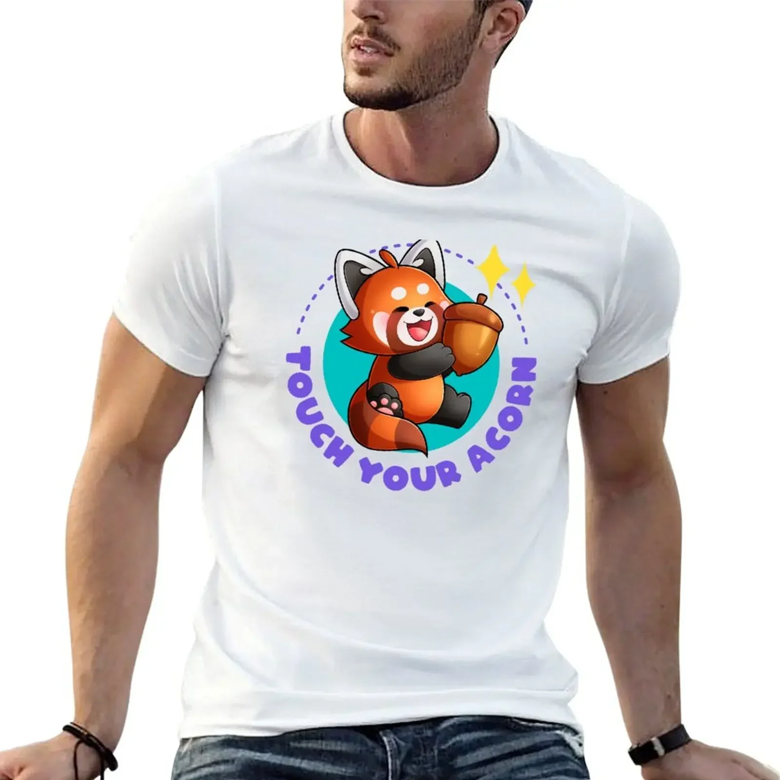 Touch Your Acorn T-Shirt plus size tops quick drying boys whites designer shirts t shirts men