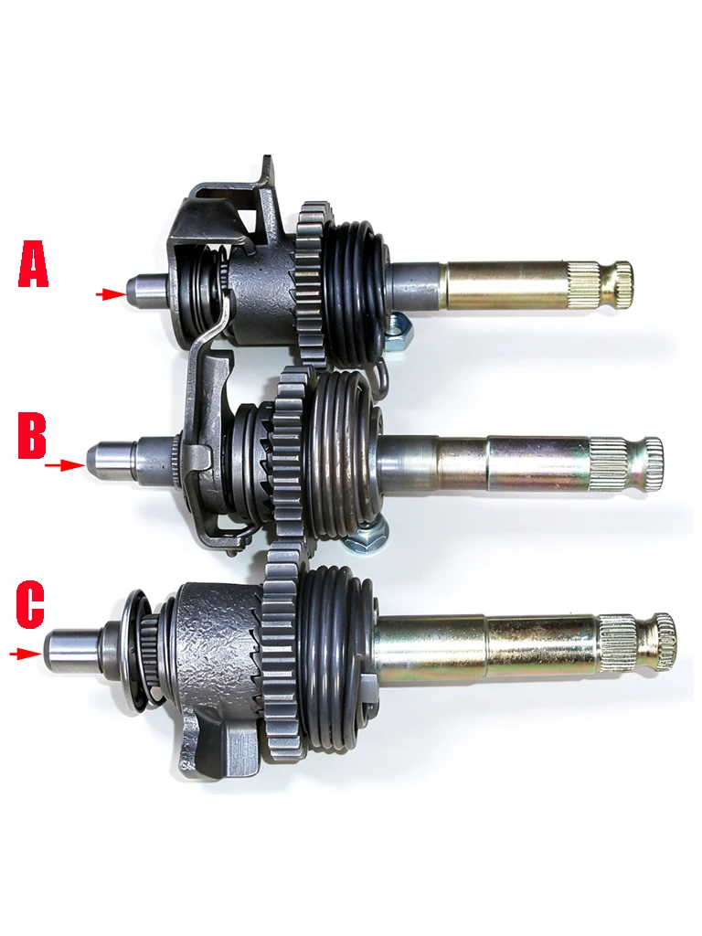Motorcycle Kick Starter Gear for Honda Dayang Lifan Sundiro Loncin Jialing CG125 CG150 CG250 CGL125 HJ125 CB150 Start Shaft Axle