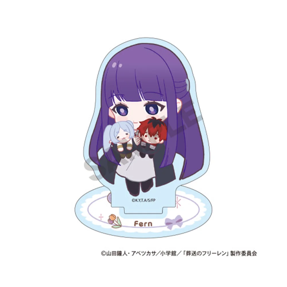 Anime Frieren Beyond Journey's End 10cm Cute Acrylic Standee Cartoon Desk Ornament Gift for Fans keychain