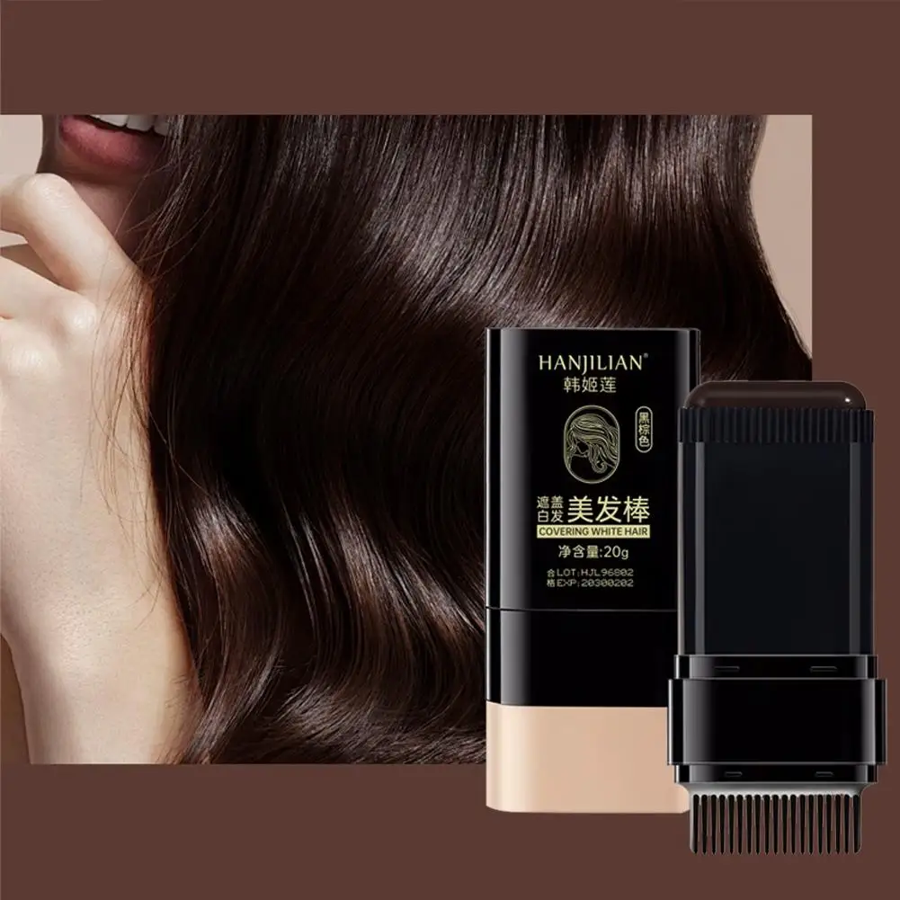 

Disposable Hair Coloring Stick Quickly Covers Gray Root Concealer Waterproof Hair Stick Hair Hair Stick Dye Concealer Hairl U3I0