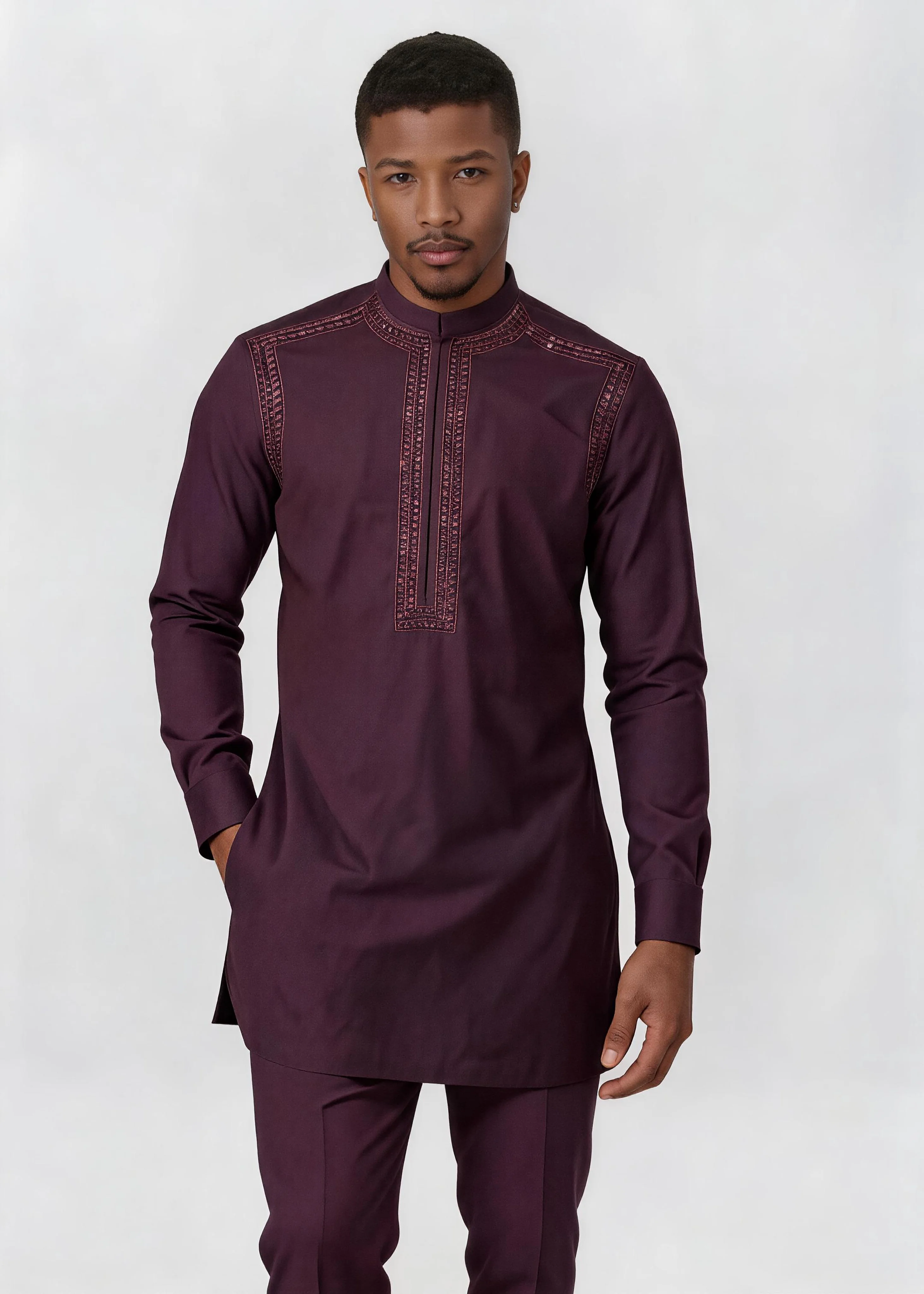 African Clothes for Men Dashiki Shirts Ankara Pants 3 Piece Set Wedding Evening Outfits Robe Suit Traditional Clothing