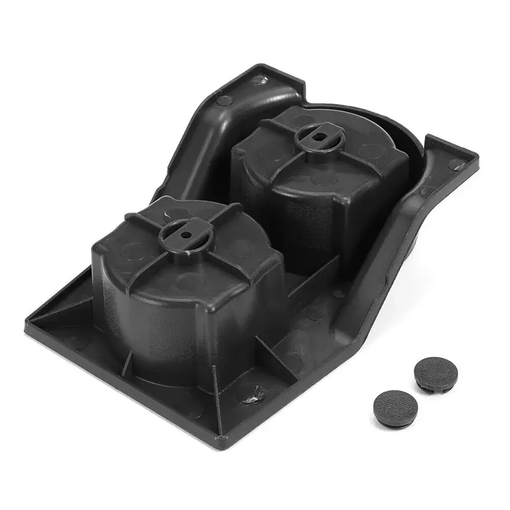 Front Console Dual Cup Holder For Nissan GQ Patrol Y60 1989-1998 High Quality Durable Cup Holder Black Insert Car Accessories