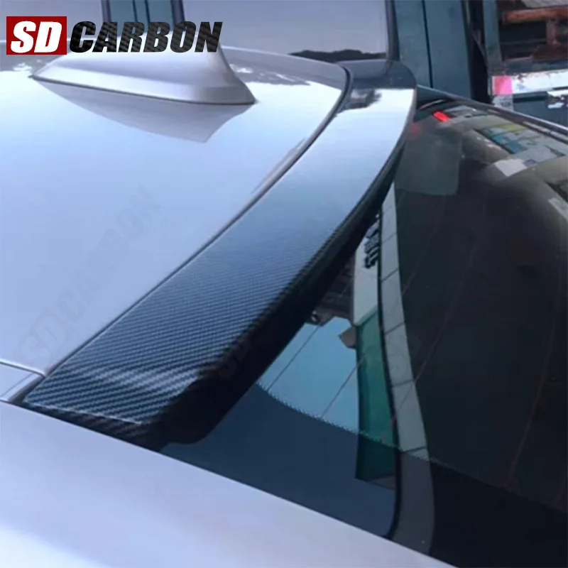 

For BMW 5 Series F10 F18 520 525 530i Real Carbon Fiber Roof Spoiler High Quality Rear Wing Trunk Top Spoiler Upgrade body kit