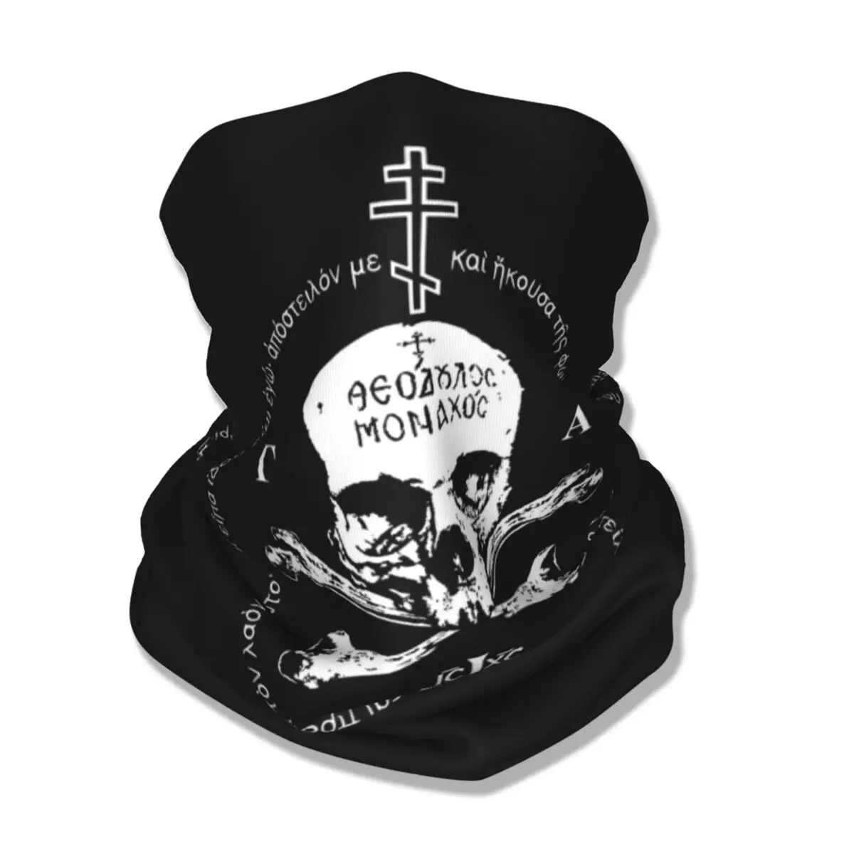 

Jesus Eastern Orthodox Skull Bandana Neck Cover Printed Magic Scarf Multi-use Headband Running Unisex Adult Windproof