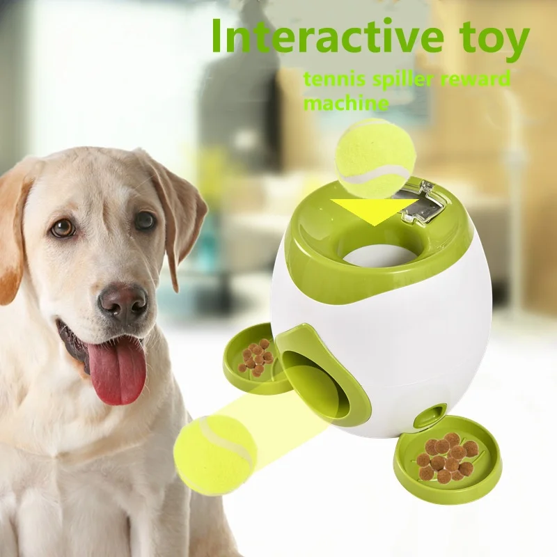 New Dog Tennis Non-Electric Food Reward Machine Dog Interactive Training Intelligent Automatic Food Leakage Pet Toys