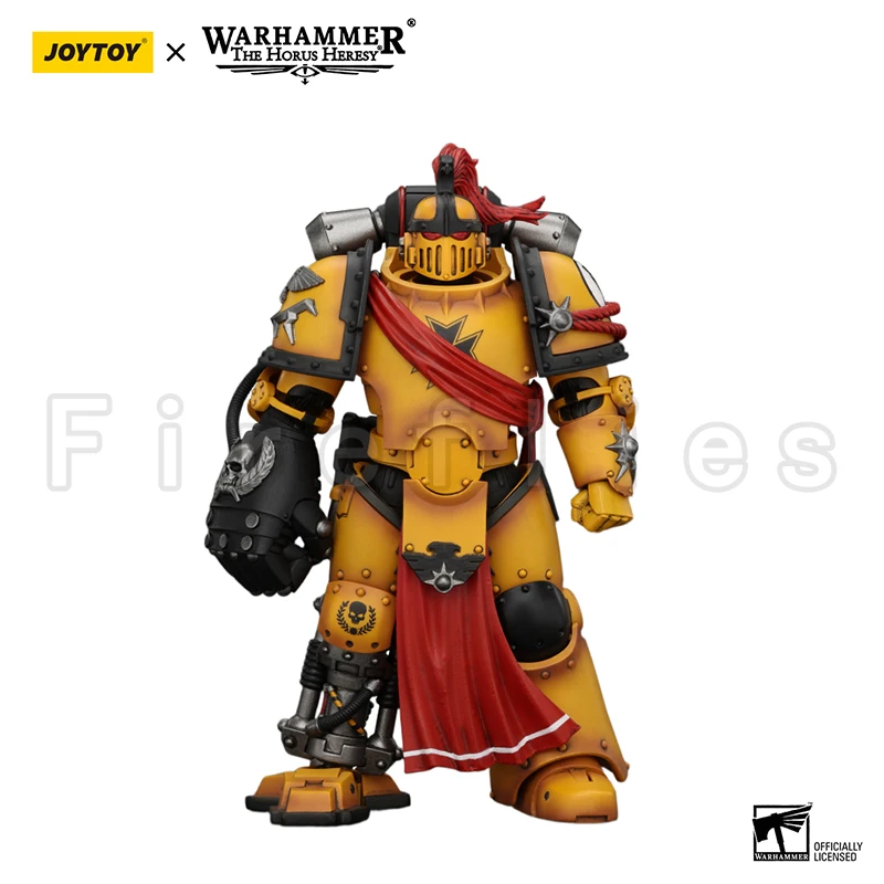 [Pre-Order]1/18 JOYTOY Action Figure The Horus Heresy Imperial Fists Herald Consul with Standard and Bolt Pistol Anime Model Toy