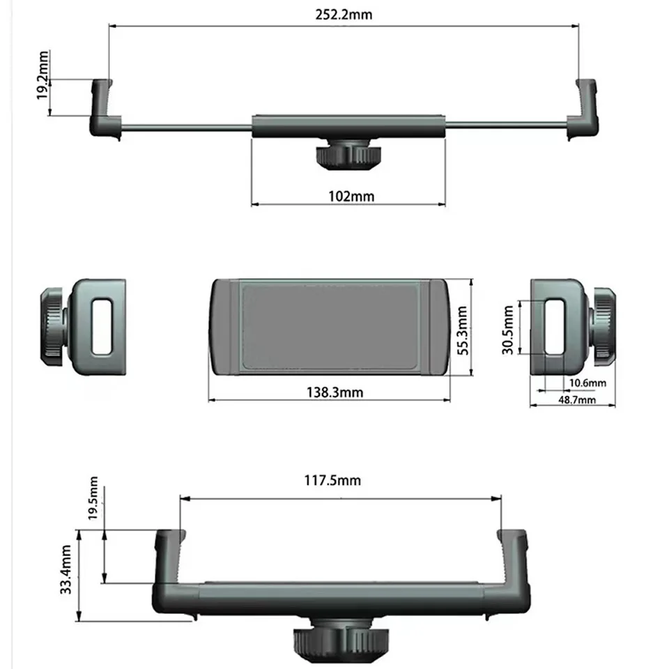 Suction Cup Tablet Car Holder Adjustable Mobile Bracket Stand for Samsung Galaxy Z Fold 4 3 2 Phones Mount for iPad GPS Holder