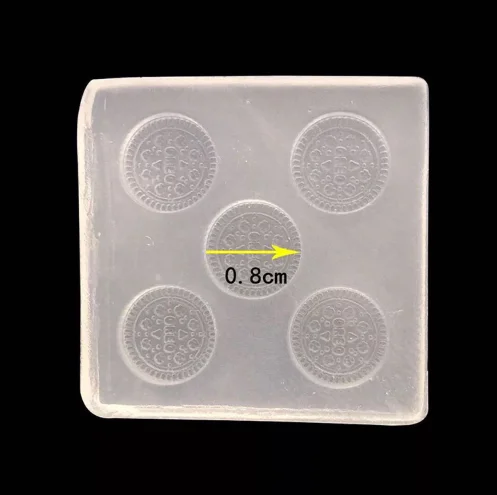 Biscuit Silicone Mold Food Play Clay Epoxy Crystal Epoxy Uv Epoxy Silicone Mold Kitchen AAcceories Mini Baking DIY Silica Gel
