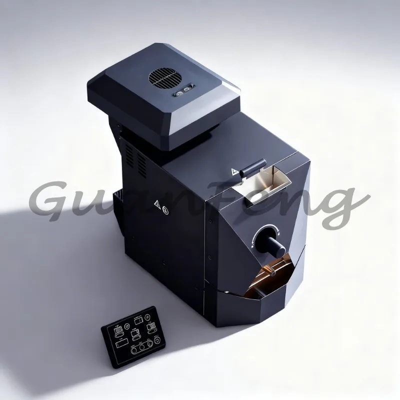 Factory Supply Household Electric Drum Coffee Roaster, Home Coffee Bean Roasting Machine