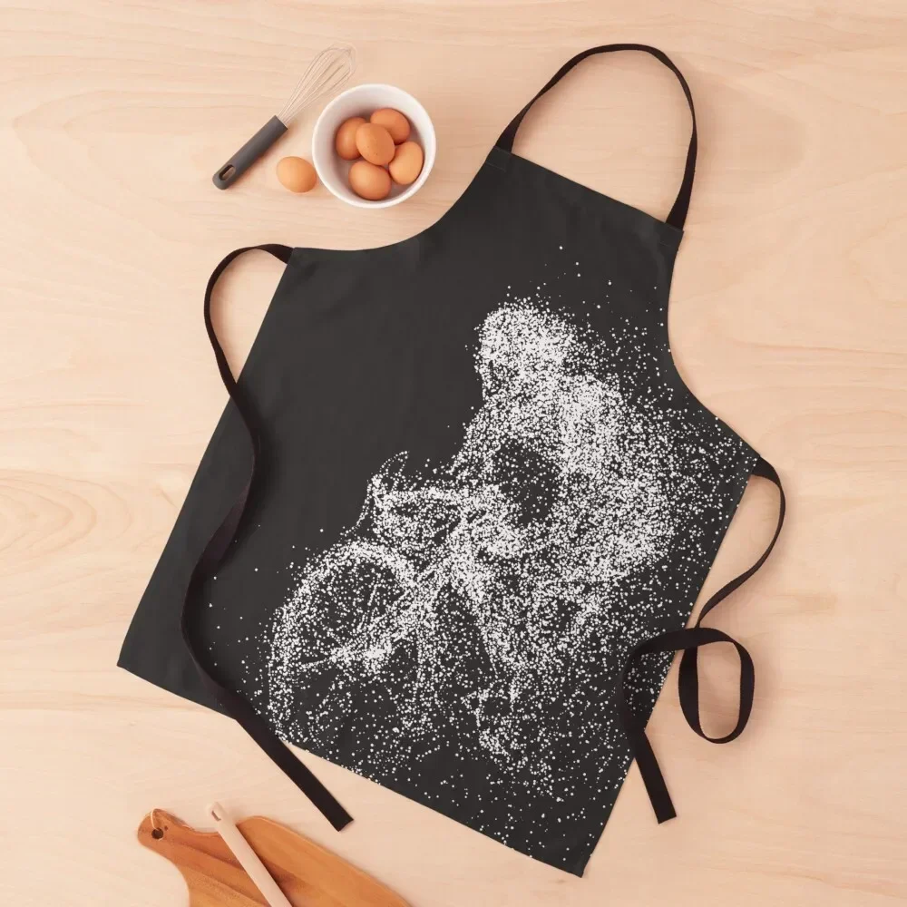 CYCLE BICYCLE biking boy Cycling man Cyclist particles shattered Sketch Tee Mug Sticker Notebook for gift Apron Camping Apron