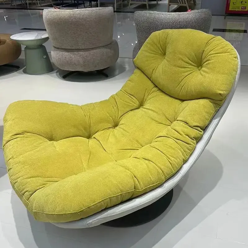 *Luxury Sofa Lounge Chair Italian modern Living Room Balcony Single Seat Leisure Study Reading Chair Swivel Chair Lazy Sofa home