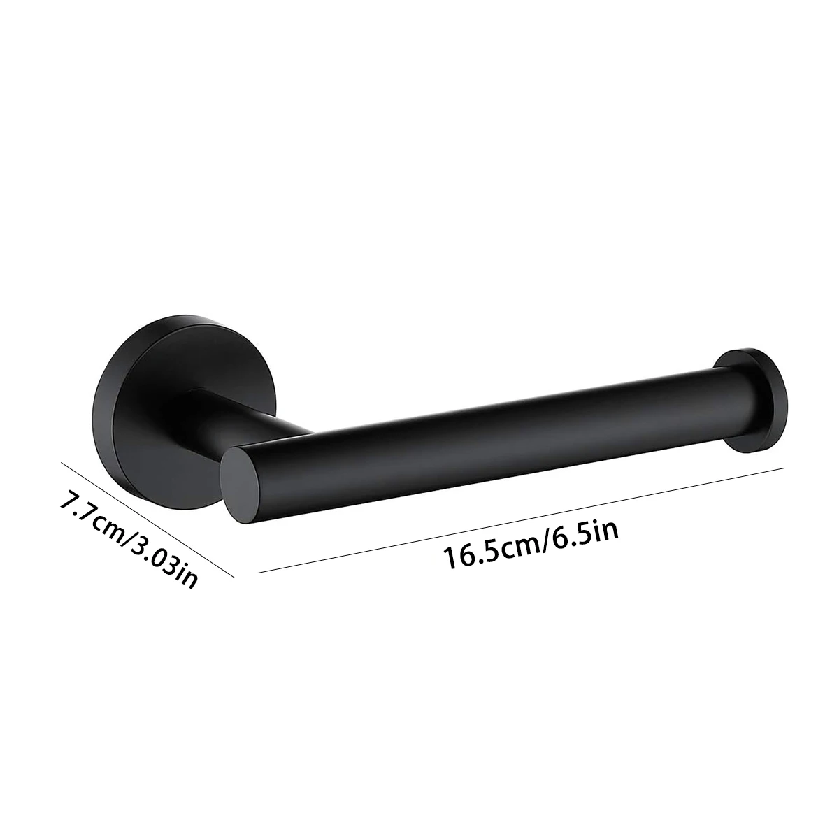 Black/Silver Stainless Steel Bathroom Accessories Tissue Paper Holder Roll Paper Rack Drill Installation Toilet Paper Stand
