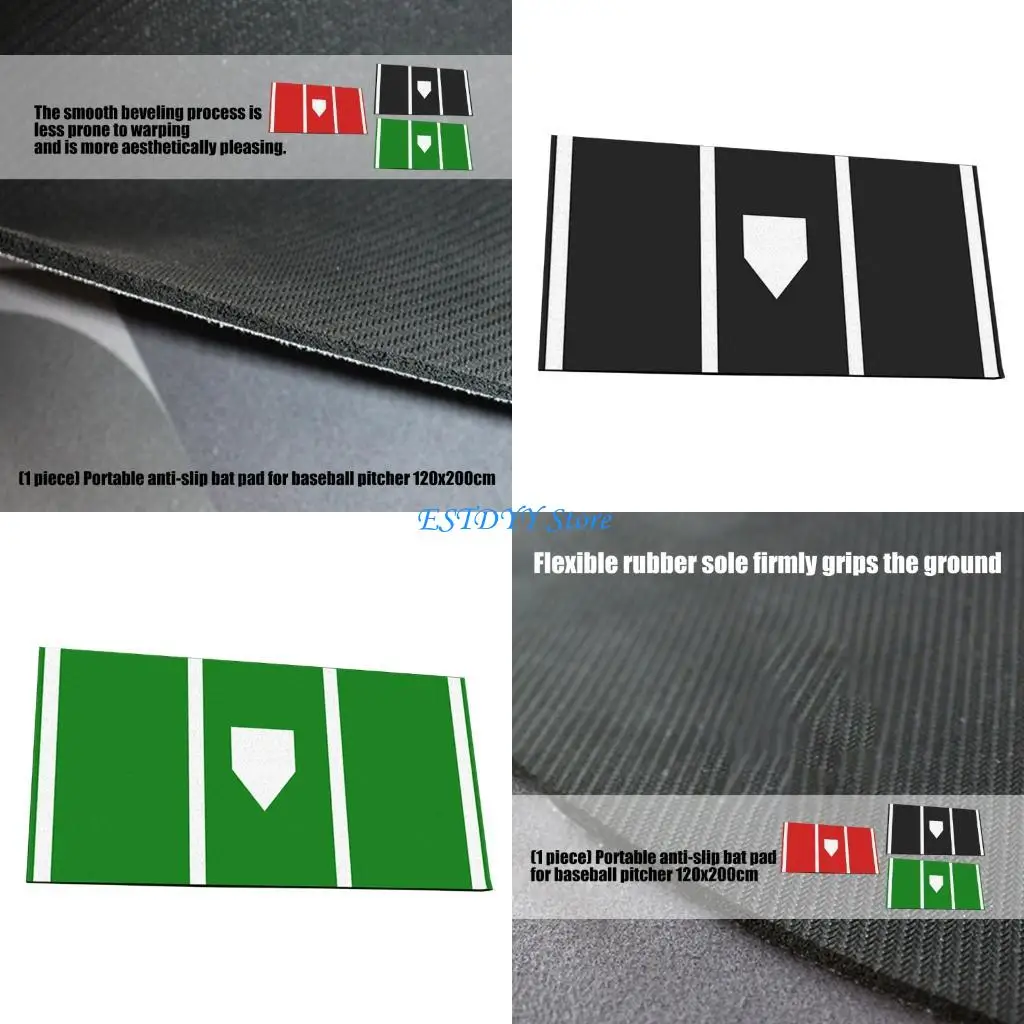 

G6DE Коврик для бейсбола с эргономичной ручкой 120x200 см, постоянный переносной план