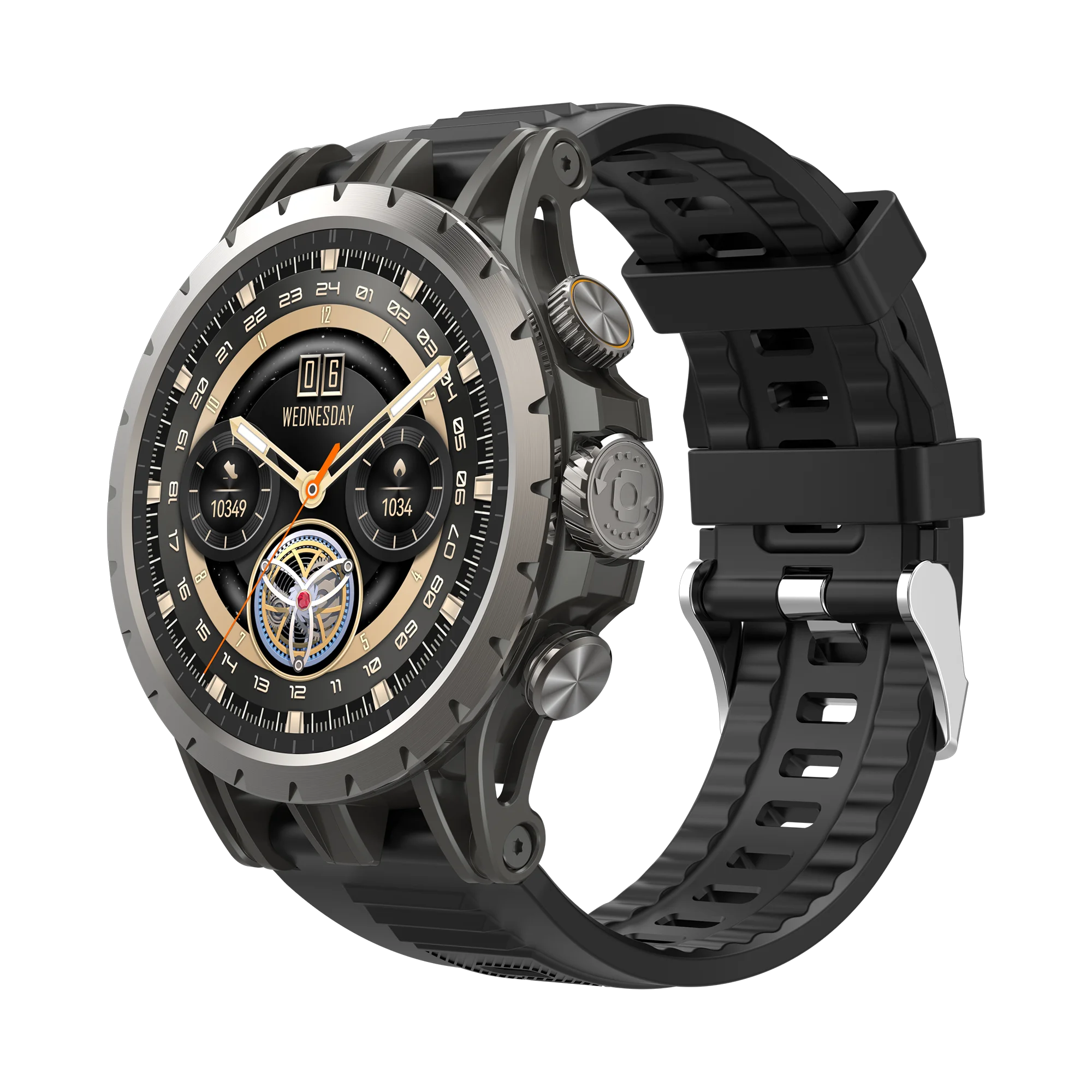 2025 Q85 Smart Watch 4G SIM Card 1.43 inch AMOLED 466*466 Screen Sport Pull Out 180° 2MP Rotating Camera Waterproof Smartwatch