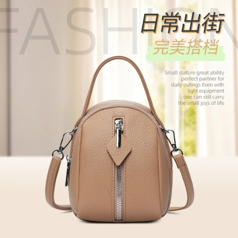 

Fashionable Leather Women's Handbag High-End Luxury Brand Trendy Design Elegant Detailing Vintage Daily Bag​
