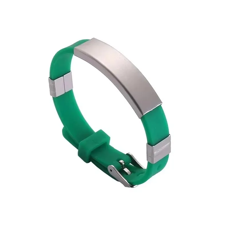 Custom Adjustable Wristband Bracelet, Personalized ID