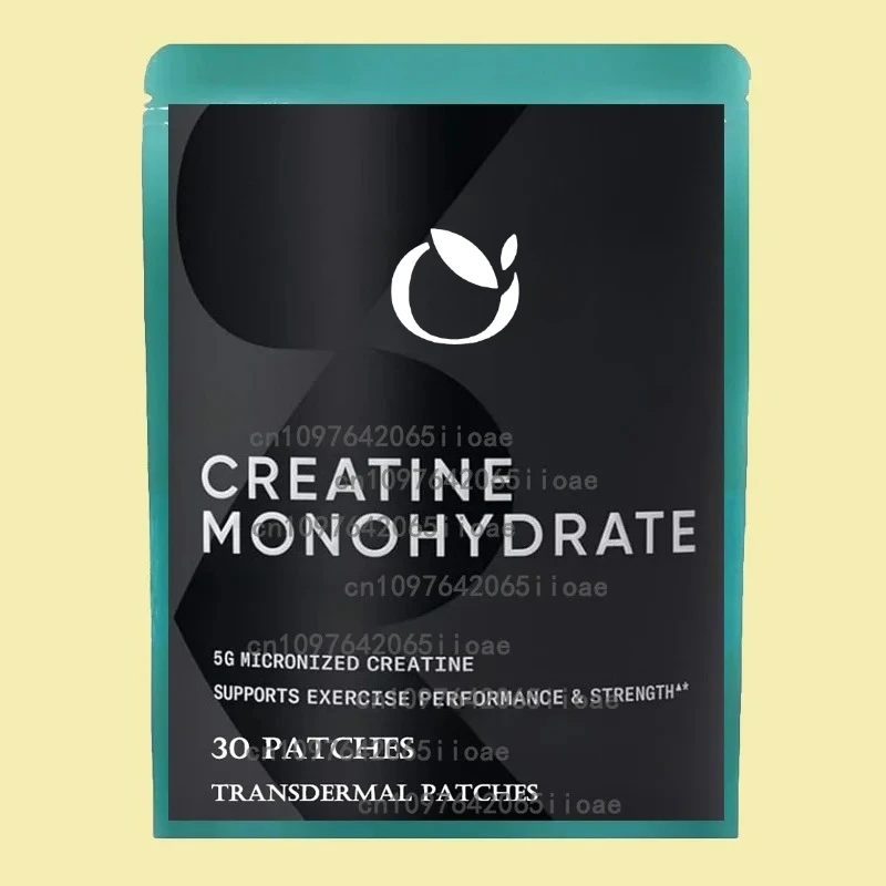 

30 Patches Creatine Monohydrate, Amino Acid - Support Muscles, Cellular Energy and Cognitive Function - Transdermal Patches