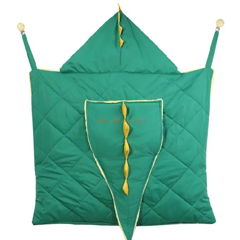 

J0PF Winter Stroller Blanket Windproof Fleece Warm Thickened Baby Blanket Outdoor Tours Toddler Blanket Baby Accessory