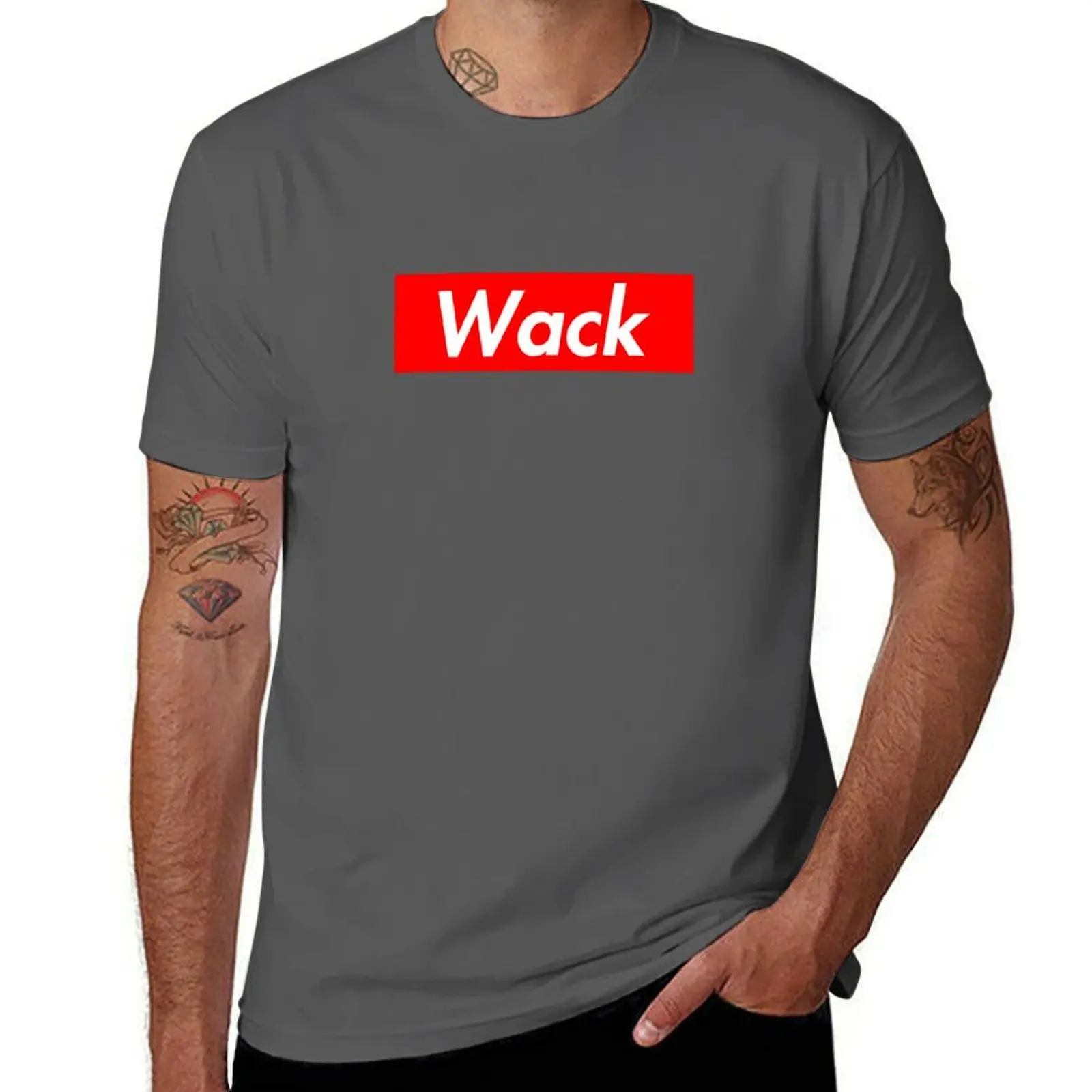 

Wack Hannibal Buress Funny Meme T-Shirt Big Size Short Sleeve Tee for Men