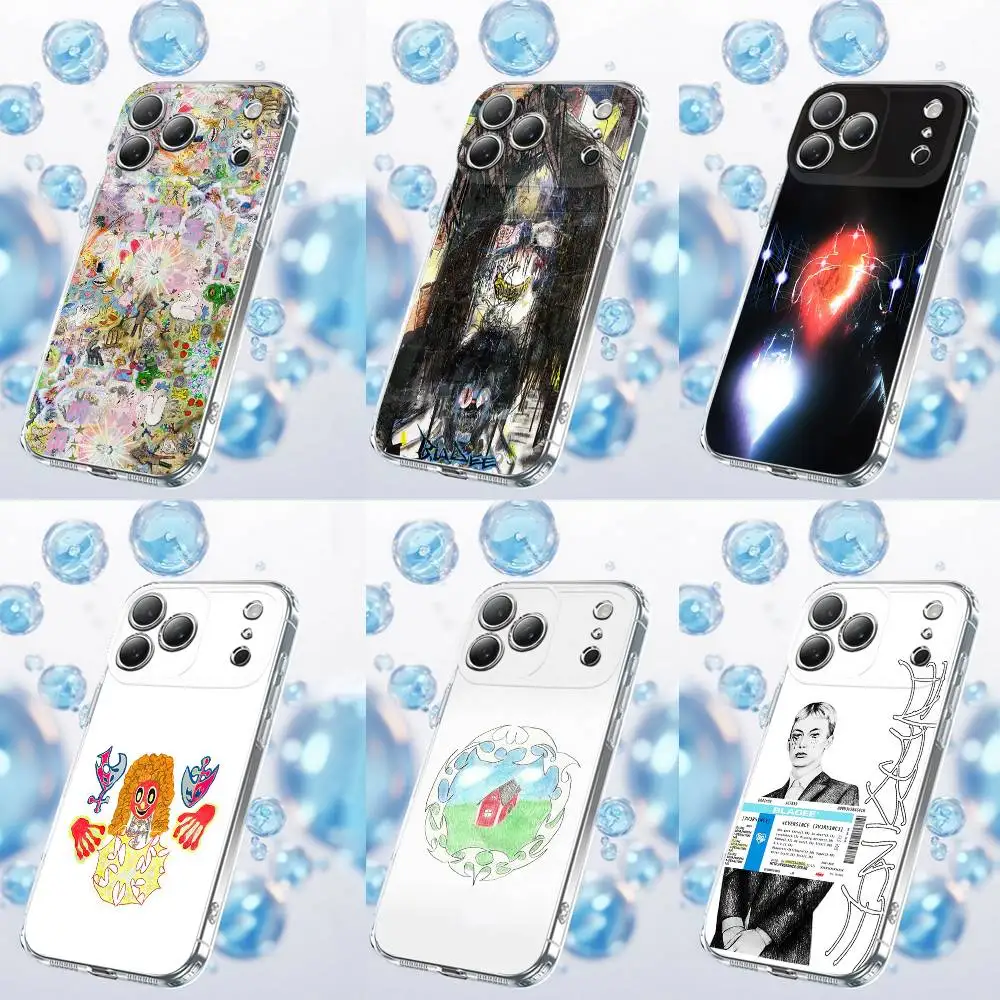 

Rapper B-Bladee 333 Album Phone Case For iPhone 17,16,15,14,13,12,11 Plus,Pro,Max,Plus,E,SE4,Air,Mini Transparent