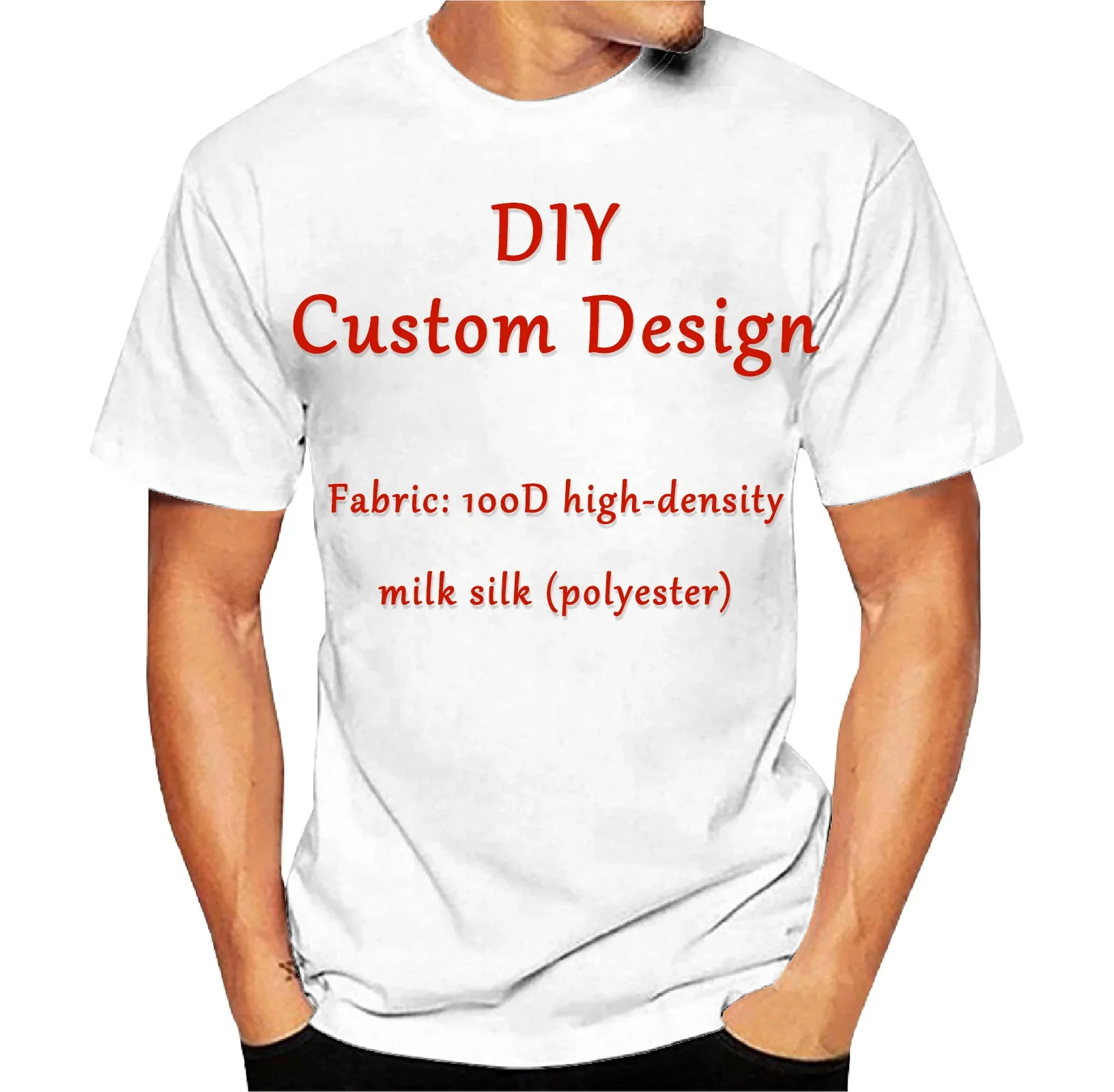 New Customized Men\'s Shirts Summer Hawaiian Short Sleeve Women 3D Custom Design Tops T-shirt Factory Outlet Oversize