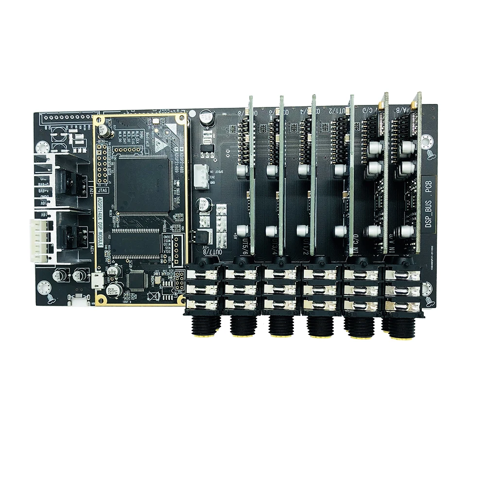 Nvarcher ADSP-21489 DSP rozwój Moudle ADC PCM180 wejście DAC PCM1798 CS398 płyta wyjściowa 6 / 8 procesor