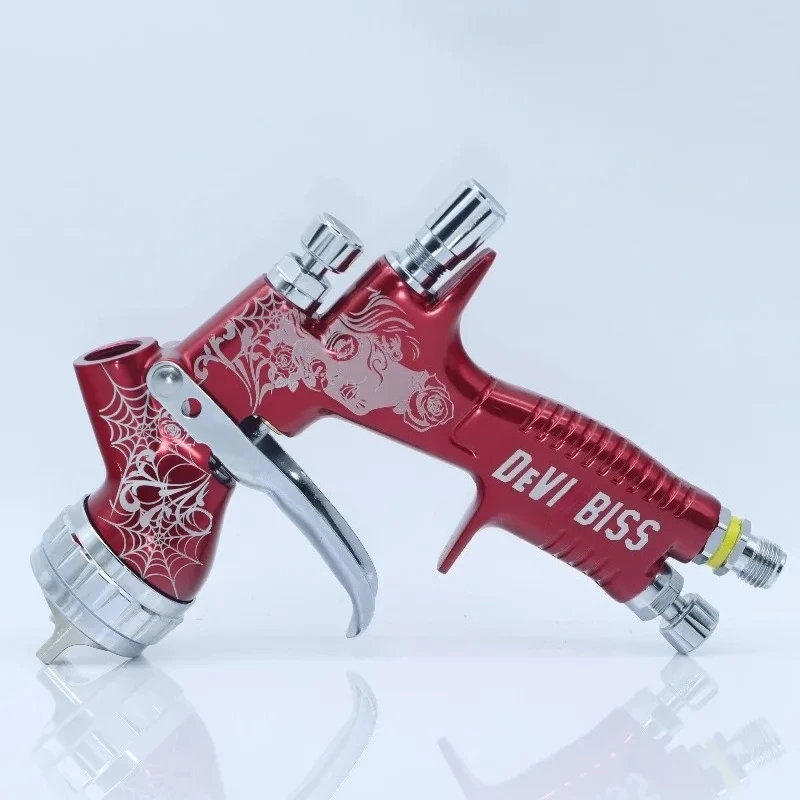 Image of GT Pro HVLP Spritzpistole Ultrafeine Zerstäubung Geringer Überspray für Autolack, Basislack, wasserbasierter Autolack