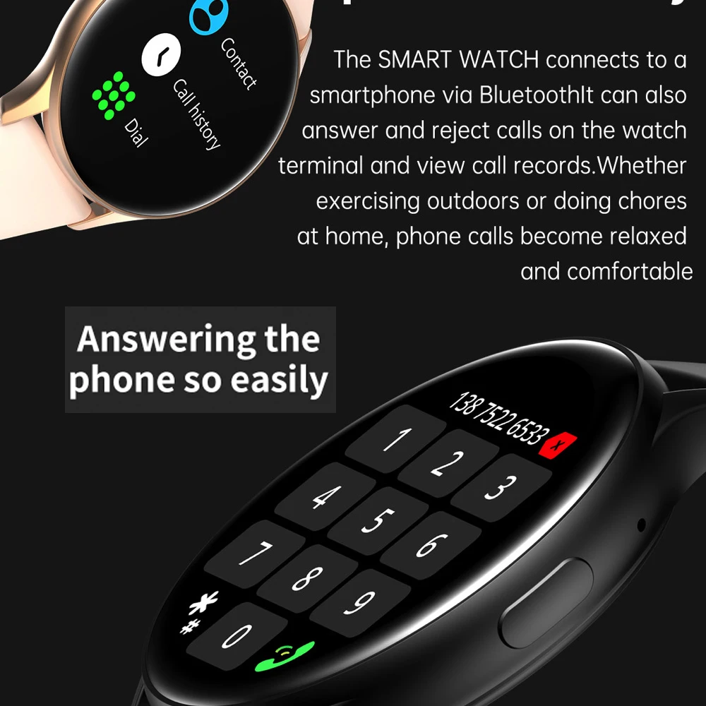 2025 Men Blue Tooth Call 1.43" AMOLED Lady Smart Watch Heartrate Voice Assistant Fitness Sports Waterproof NFC Women Smartwatch