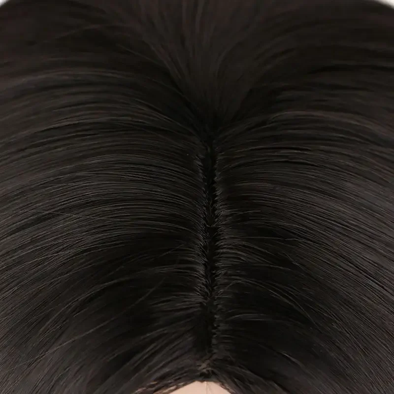 Gioco Alice Madness Returns Costume Cosplay Parrucche sintetiche di Halloween per le donne Anime Girls party Parrucche diritte nere