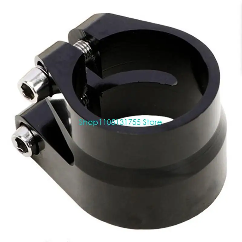 K0EF Cycling Seatpost Clamps Alloy Bike Post Collar with Double Bolt Structure