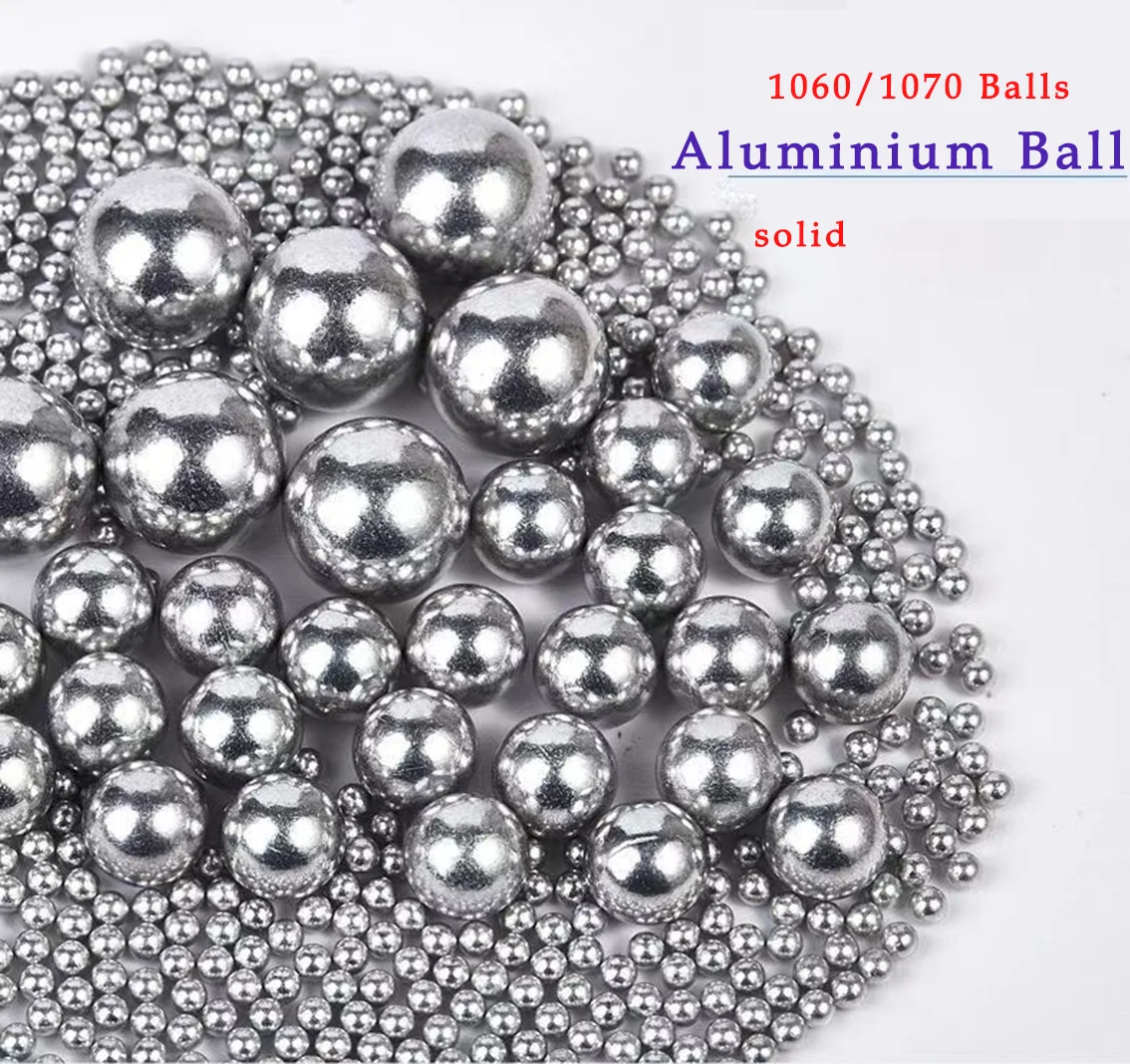 

Smooth Aluminum Bead Solid Aluminum Ball 1060/1070 Pure Aluminum 0.5/0.7/0.9/1/1.2/1.5/2/2.5/3.2/3/4/4.76/5/6/6.35/8/9.5/10-30mm