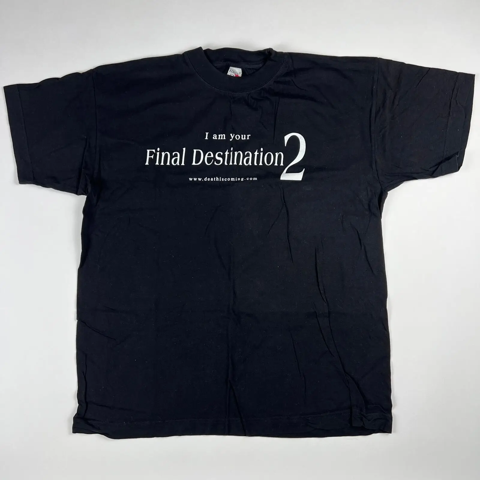 Vintage 2003 Final Destination 2 T Shirt Large I Am Your