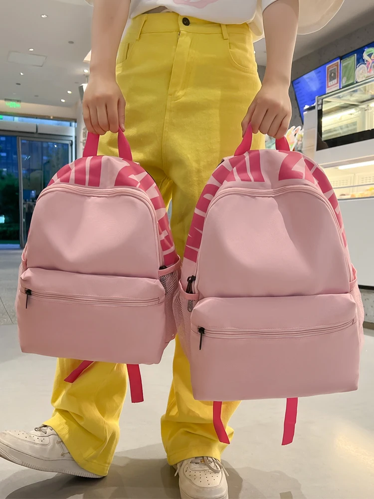 Mochila Escolar Linda para Niñas, Estudiantes de Secunia y Universidad, Mochila de Viaje y Ocio, Estilo Hong Kong, ra ...