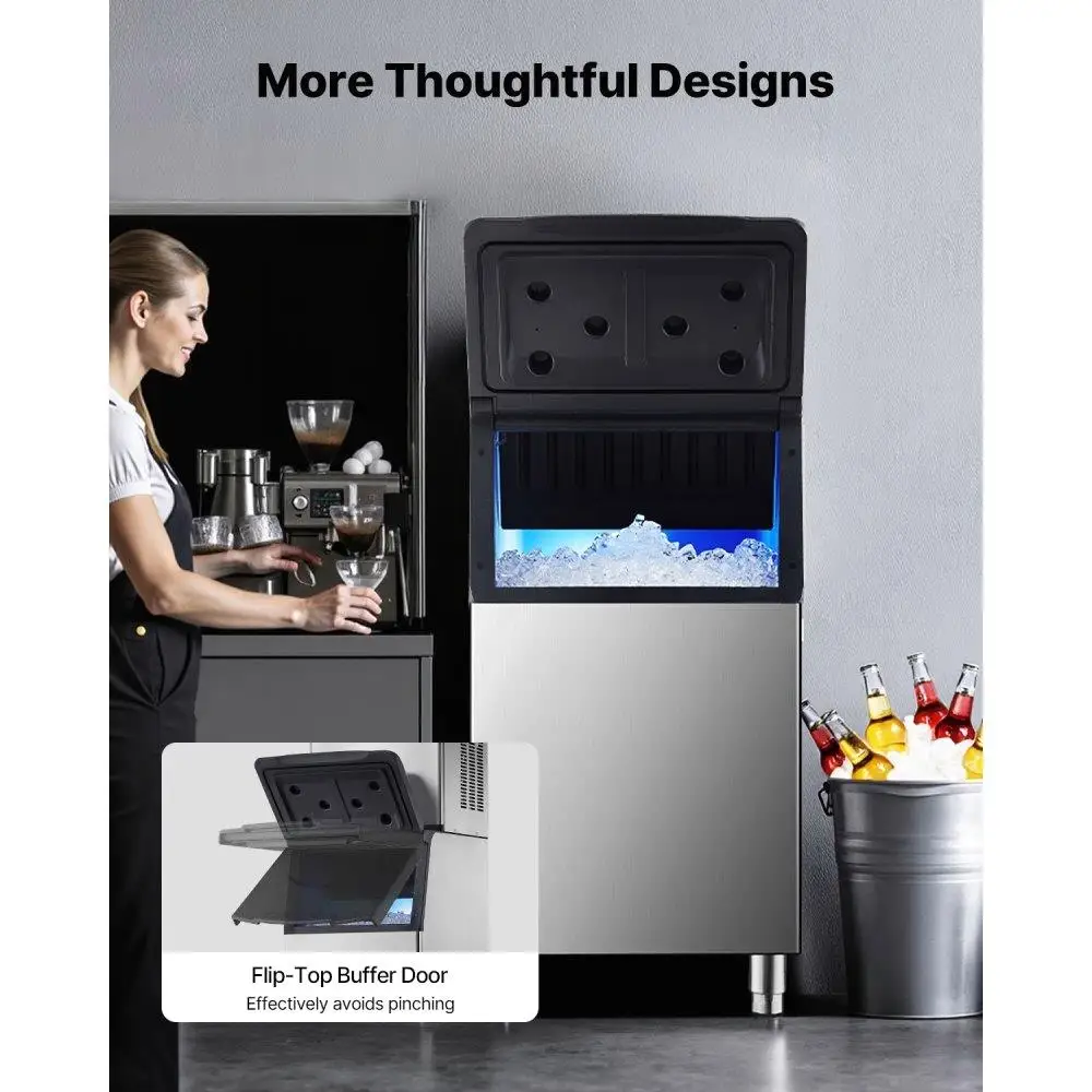 ステンレス鋼 300ポンド容量 製氷機収納ビン フィルターと調節可能な足付き レストランやホテル用