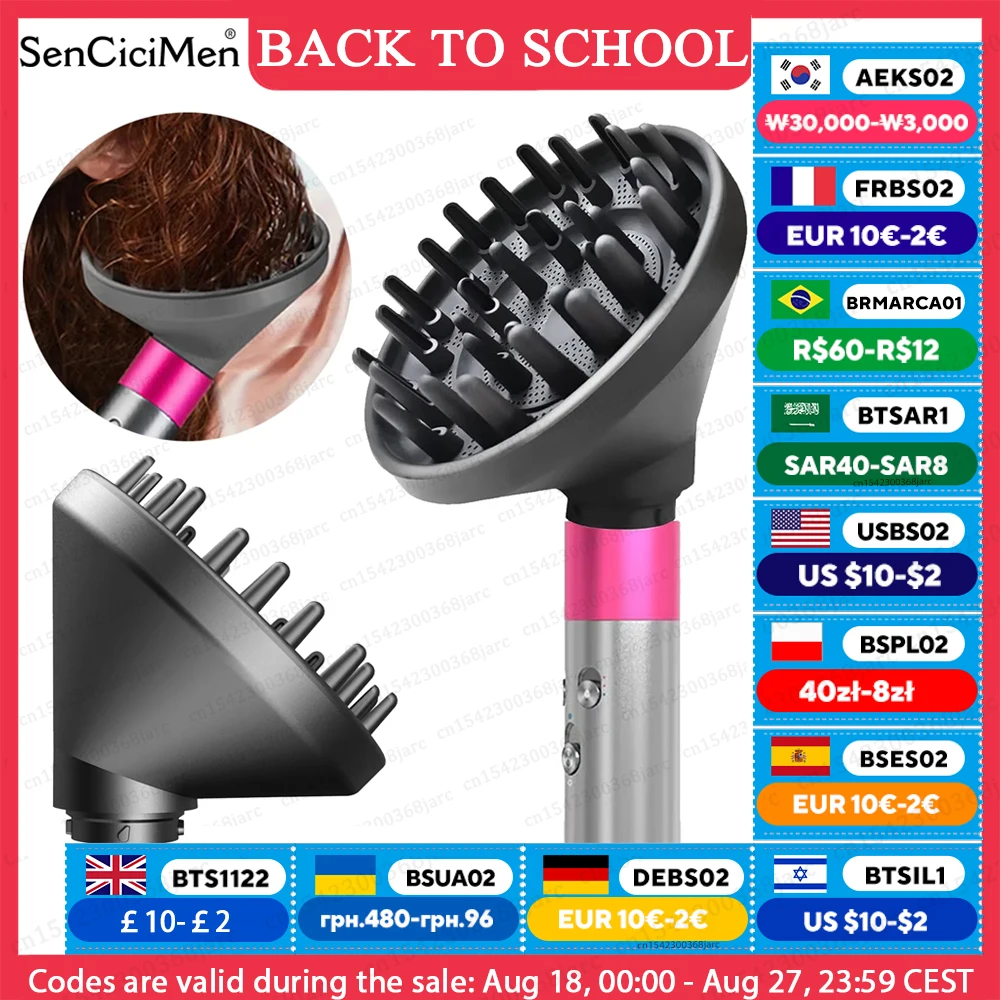 Diffuser Nozzle Hair Styler Nozzle For Dyson Airwrap HS01 HS05 SenCiciMen X9 Hair Dryer Professional Diffuser Hairdryer Nozzle
