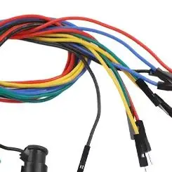 Soft Silicone Leads With Breadboard Hook Clips Male To Female For For Arduino Electrical Testing For Jumper Wires 37cm