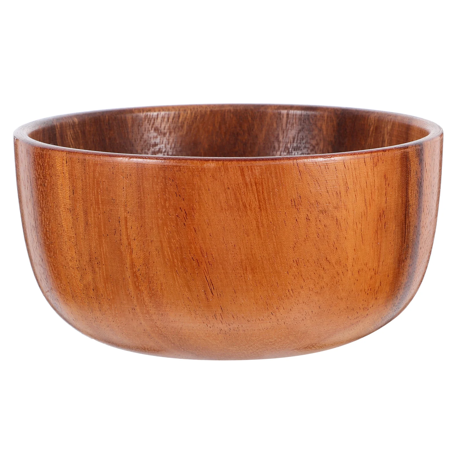 

1pc 16X7Cm Wooden Fruit Natural Solid Wood Snacks Salad Bowl Thickened Round Serving Bowl For Kitchen Home Food Storage